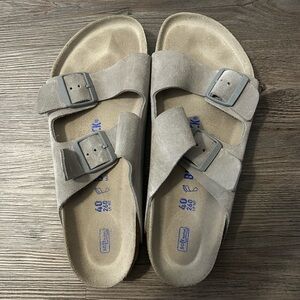 nearly new Suede Leather Arizona Birkenstock